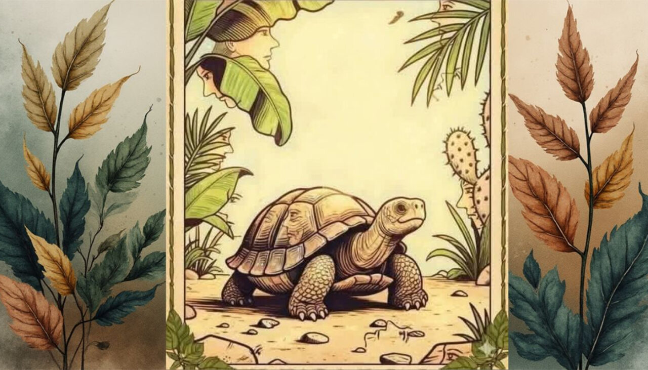 Test de perspicacitate | 99% văd o broască țestoasă în aceasta iluzie optică. Tu poți vedea chipul ascuns?