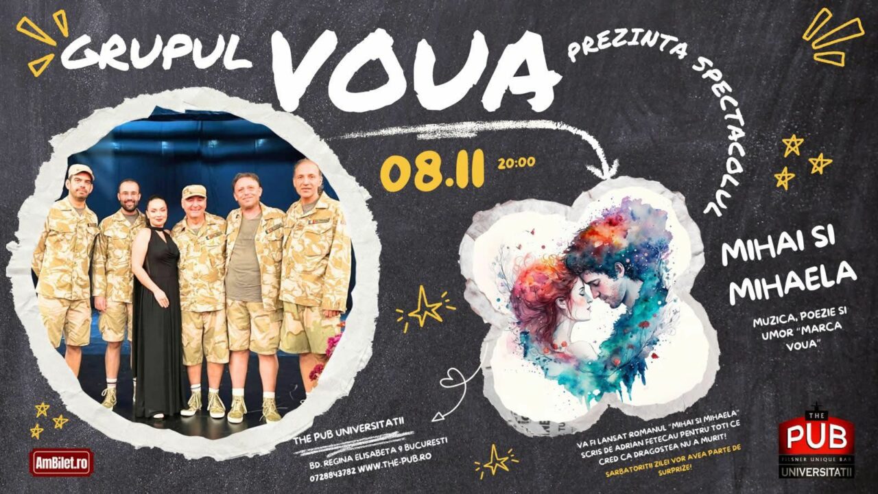 Grupul VOUĂ, prima apariție în Bucureşti, în această toamnă