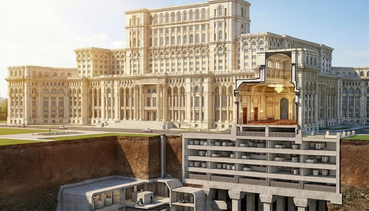 Ce a „ascuns” Nicolae Ceaușescu, la 92 de metri sub Casa Poporului. Puțini români știu acest secret