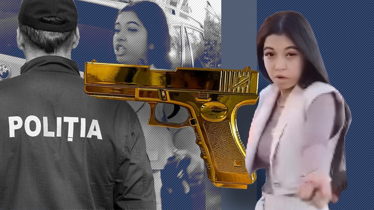 Cine este, de fapt, tânăra filmată în timp ce lovea și umilea un livrator SRILANKEZ. Polițiștii îi spuneau „mafioata cu pistol auriu”