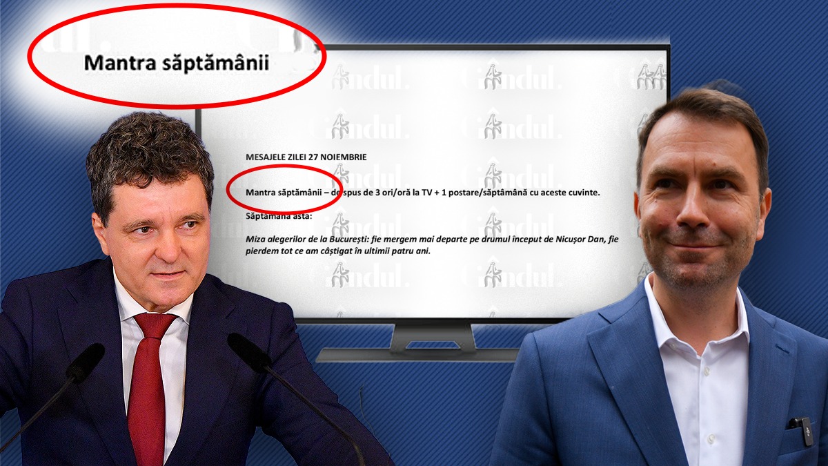 Gândul publică punctajul USR pentru campania electorală, pensiile magistraților și pentru scandalul secretizării ajutorului pentru Ucraina. Ce trebuie să rostească liderii partidului la fiecare apariție TV – „Miza alegerilor de la București: fie mergem mai departe pe drumul început de Nicușor Dan, fie pierdem tot ce am câștigat în ultimii 4 ani”