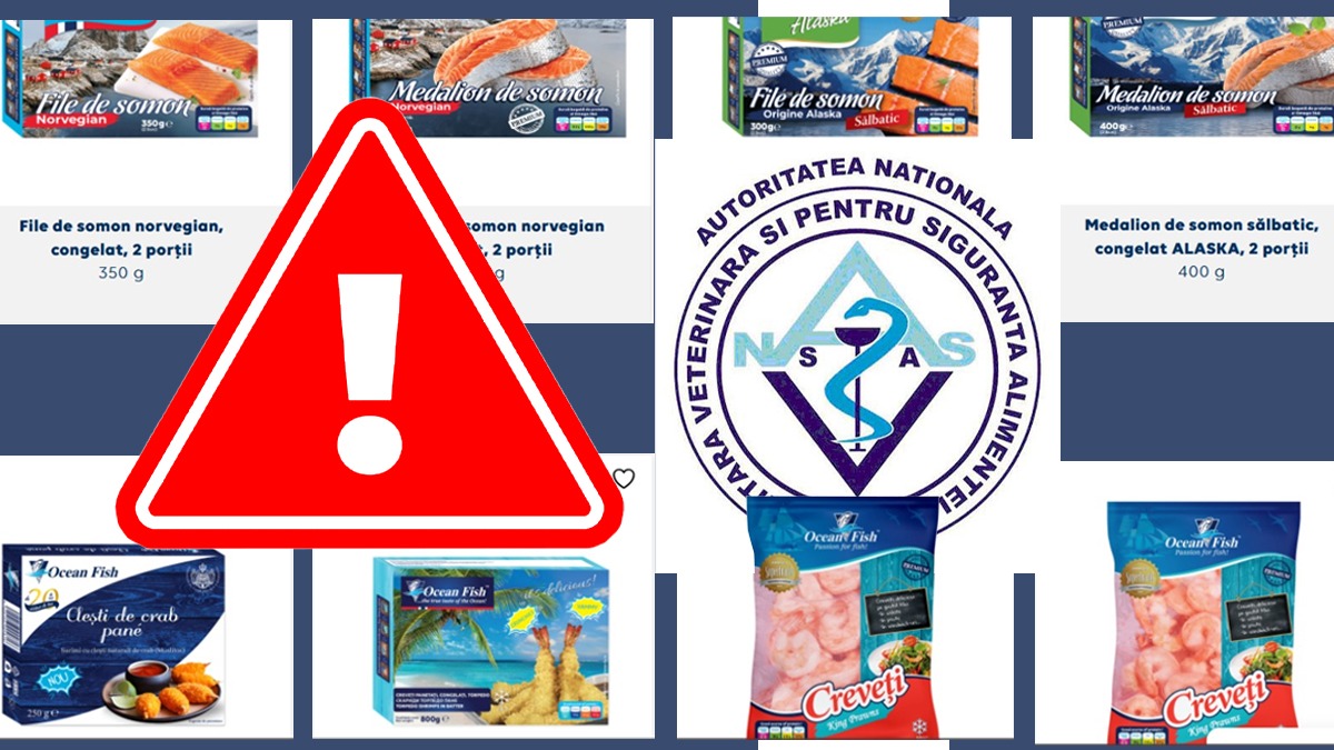 Alertă alimentară europeană, ignorată în România. Somon, creveţi şi fructe de mare infestate cu Listeria sunt în continuare vândute de o firmă românească