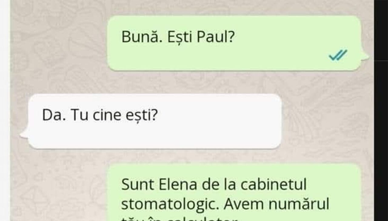 BANCUL ZILEI | „Bună, ești Paul?”