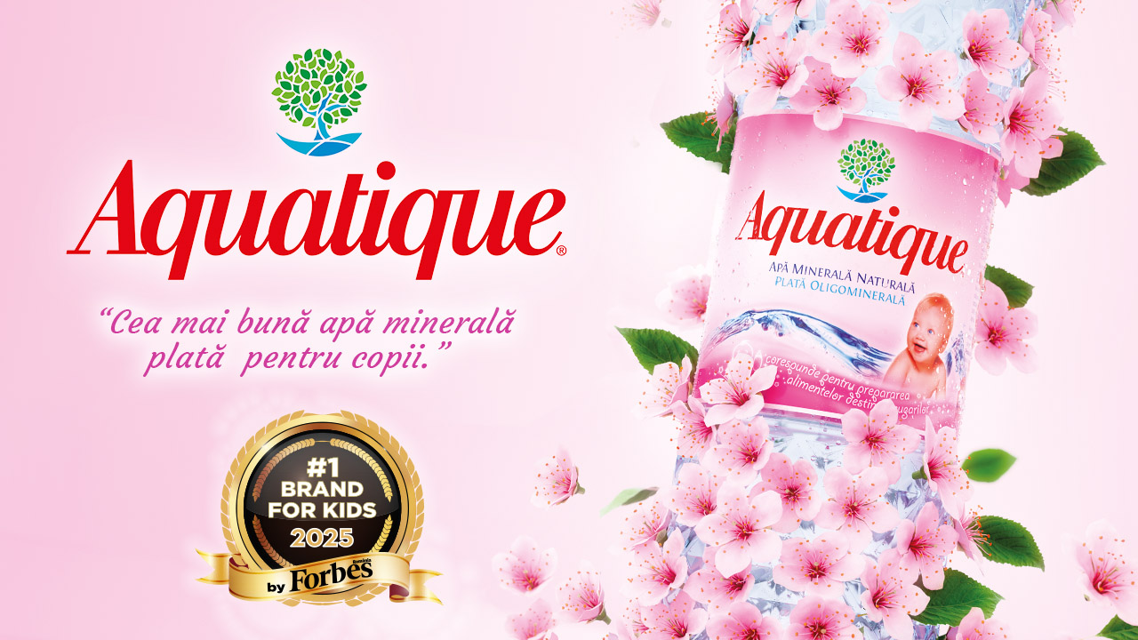 (P) Aquatique a fost votată din nou ”Cea mai bună apă minerală plată pentru copii”