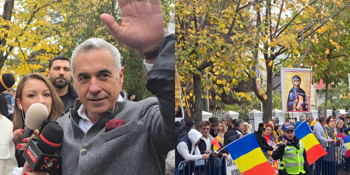 Călin Georgescu, la ieșirea din sediul Poliției Buftea: „E o farsă. Votul liber al românilor a fost furat”