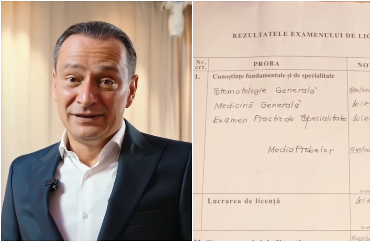 Daniel Băluță și-a arătat diploma de licență în MEDICINĂ. Edilul a absolvit Stomatologia cu un rezultat impresionant
