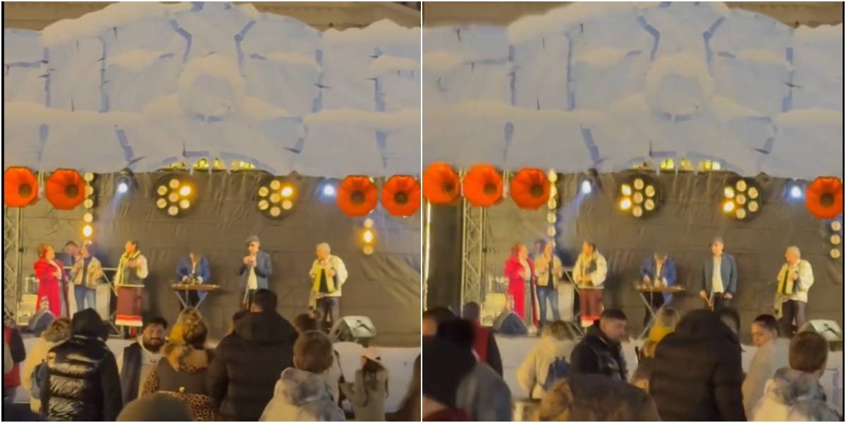 Sărbători compromise la Constanța. După episodul cu “ursuleții spânzurați”, a venit “momentul artistic” care a asurzit audiența.