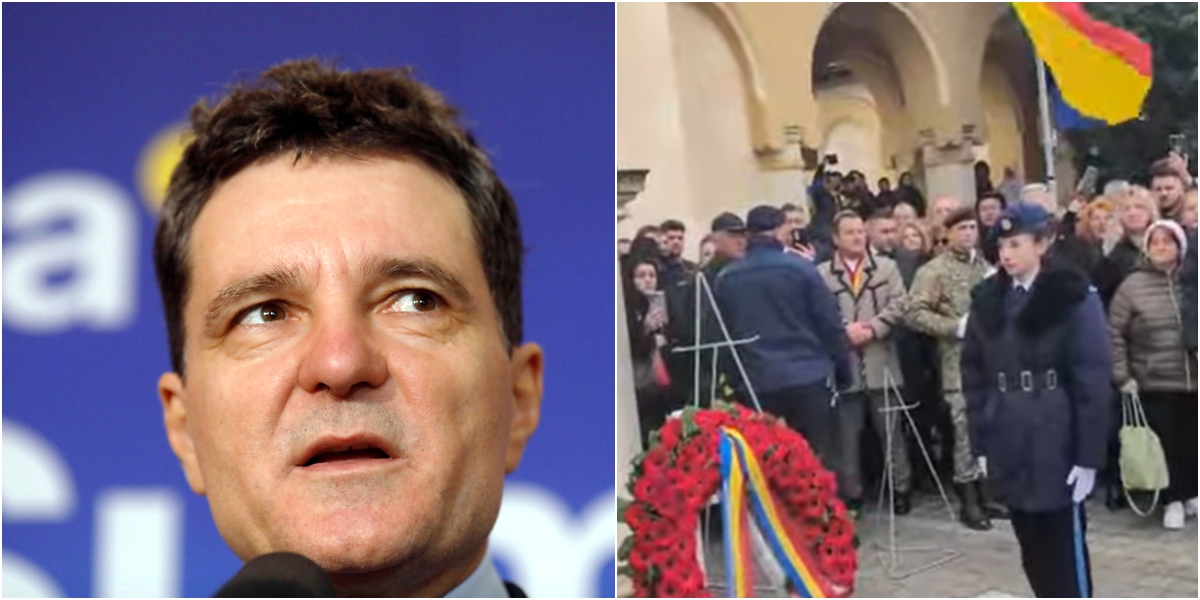 Numai când au auzit numele lui Nicușor Dan au început să huiduie puternic. S-a întâmplat la o ceremonie din Alba Iulia