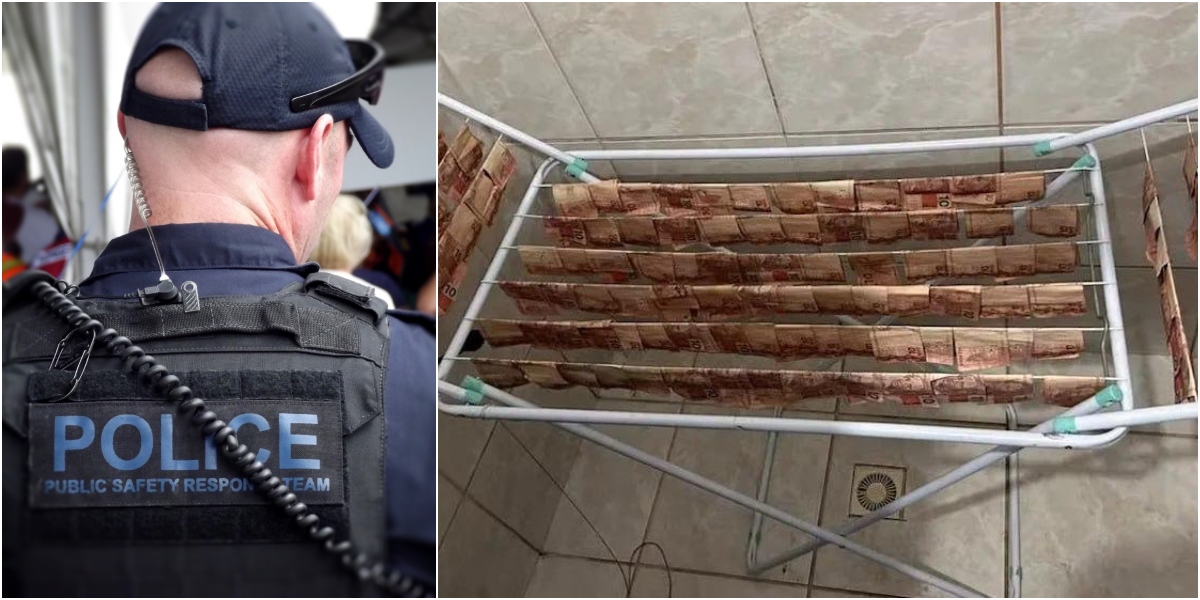 „Spălare de bani”, la propriu. O rețea internațională de infractori a curațat banii de mucegai și i-a pus la uscat în baie