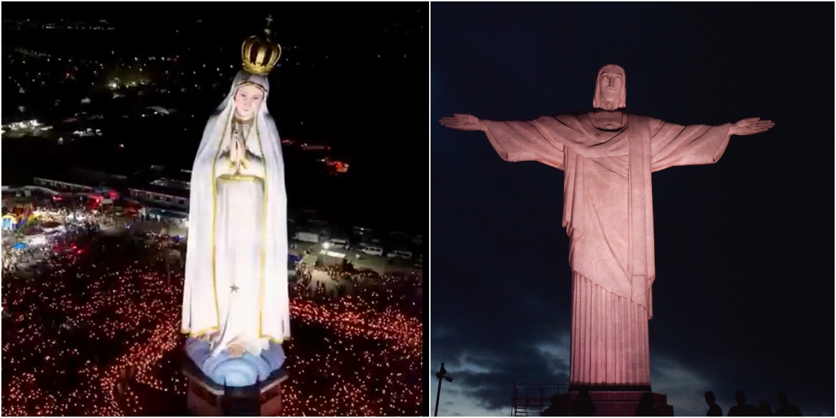 Brazilia dezvăluie cea mai înaltă statuie din lume a Fecioarei Maria. Depășește statuia lui Iisus din Rio