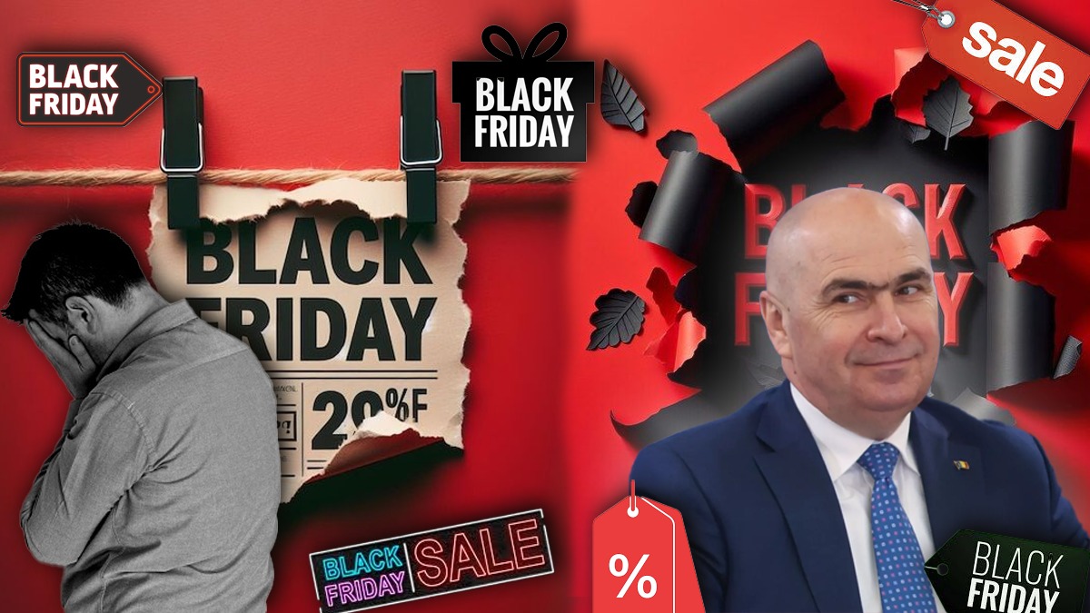 Bolojan își freacă mâinile cu gândul la ofertele de Black Friday. Guvernul va câștiga 100 de milioane de euro într-o zi doar din TVA. eMAG, Altex și Carrefour roșesc de invidie