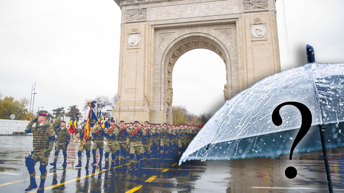 Mergem cu umbrelele la parada militară de 1 Decembrie? ANM a transmis, pentru Gândul, cum va fi vremea în Ziua Națională a României