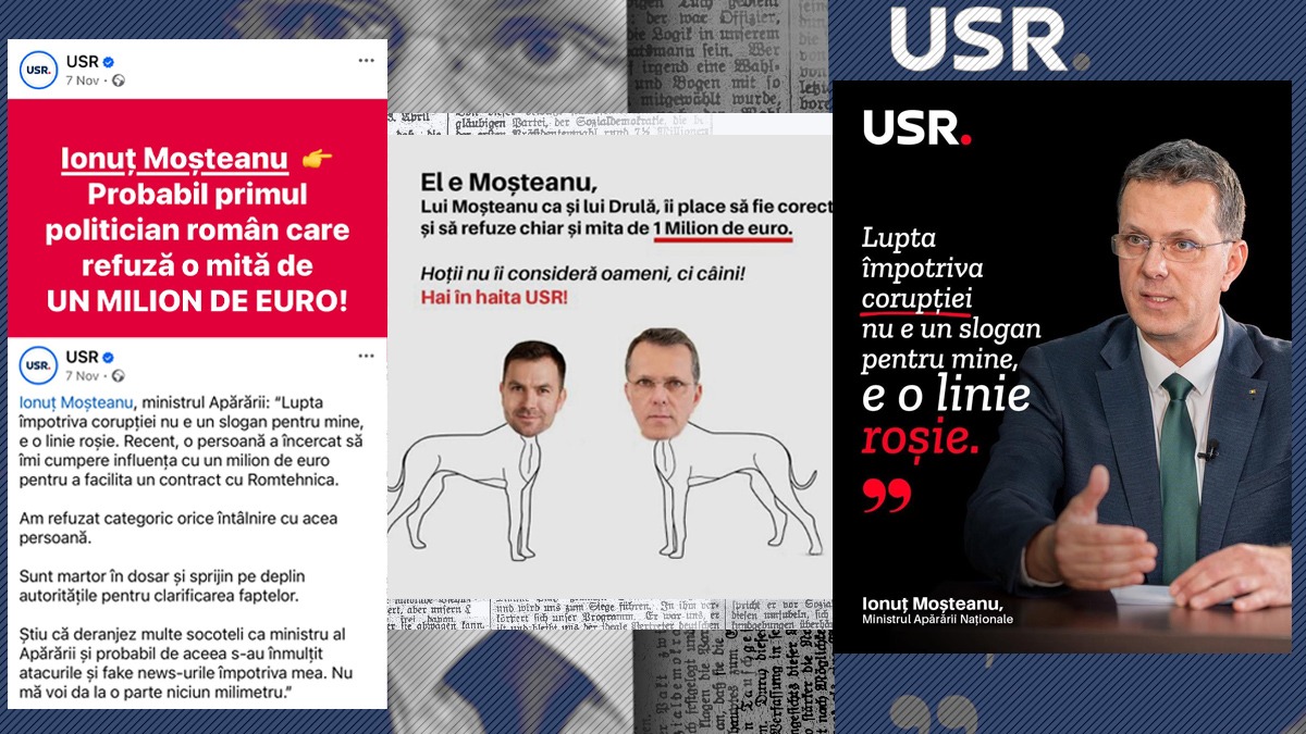 Încă o propagandă USR demontată: Moșteanu a refuzat o șpagă care nu i s-a oferit niciodată. Ministrul a recunoscut că nici nu a fost informat de intenția de a fi mituit