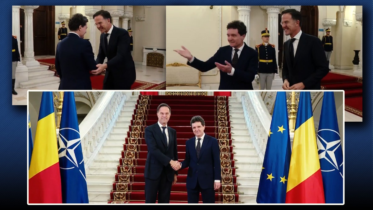 Prima vizită în România a secretarului general al NATO după retragerea trupelor americane. Mark Rutte a fost primit la Cotroceni de Nicușor Dan