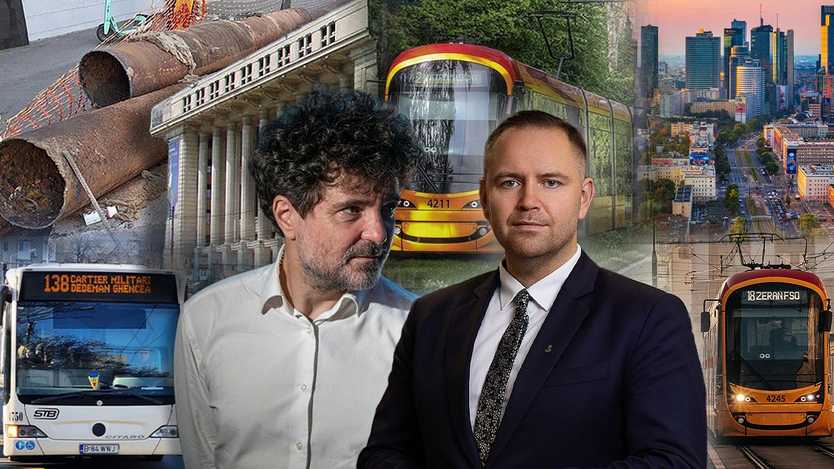 Două foste capitale comuniste, două direcții diferite. În timp ce Varșovia înflorește și devine un oraș al viitorului, Bucureștiul este blocat în timp, murdar, aglomerat și condamnat la subdezvoltare. Iar în plină campanie electorală, ca niciodată, nu se aude nicio promisiune, nu se dezbate niciun proiect