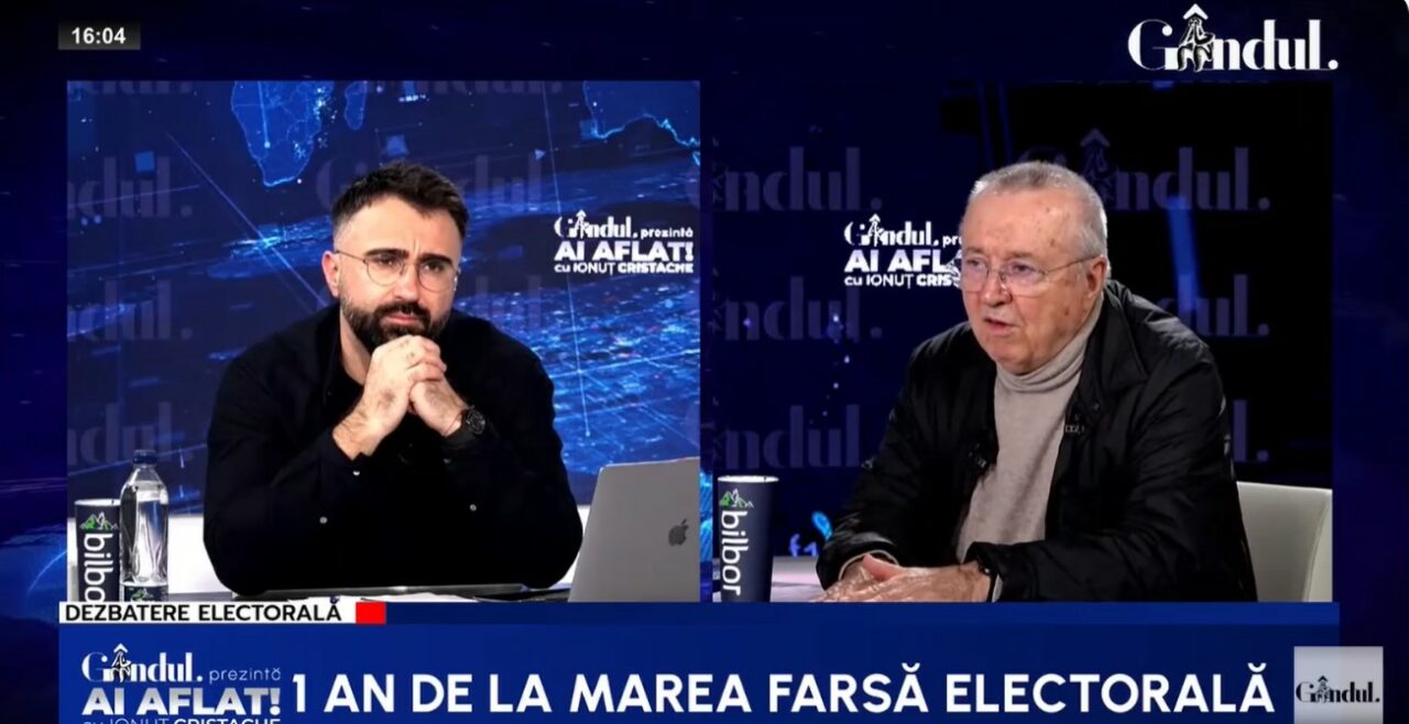 Cristoiu, la un an de la alegerile prezidențiale din 2024: „Scopul anulării alegerilor a fost ca Nicușor Dan să ajungă președinte”
