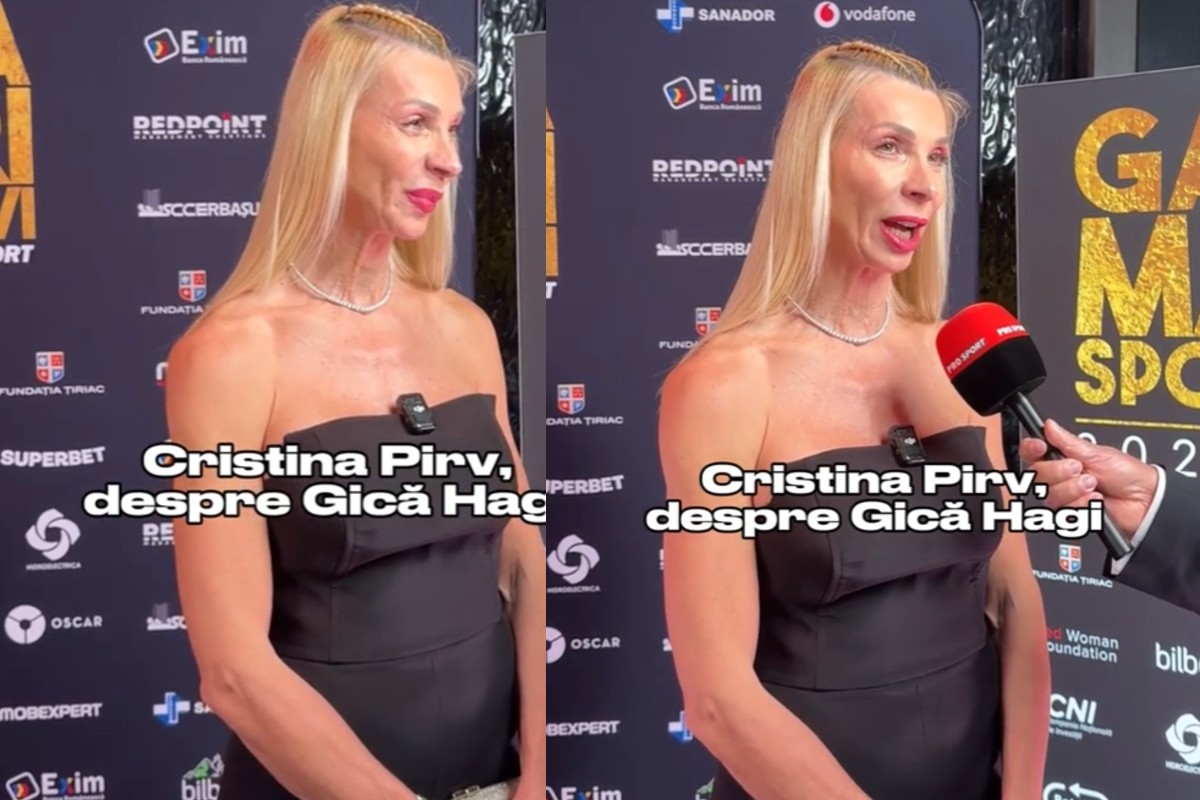 Cristina Pîrv, mesaj emoționant pentru Gică Hagi la Gala Mari Sportivi, organizată de ProSport: „Avem ceva în comun, mentalitatea”