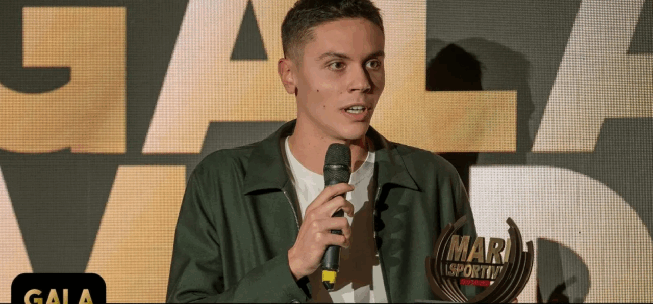 David Popovici a fost desemnat „Sportivul Anului” la Gala Mari Sportivi ProSport 2025