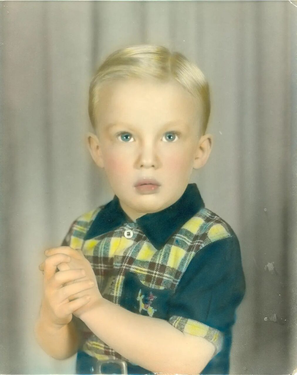 Donald Trump, în copilărie (albumul foto personal al familiei Trump) 