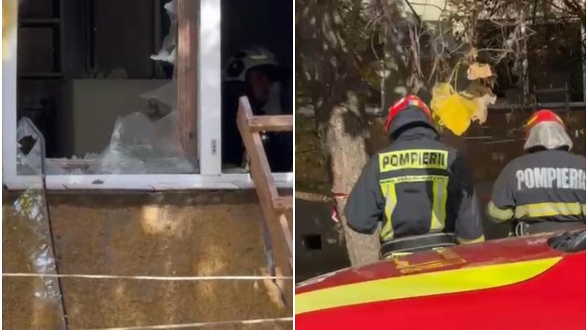 O nouă explozie din cauza gazelor s-a produs într-un bloc din România. Deflagrația a fost urmată de incendiu
