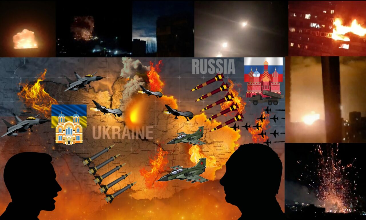 Explozii în Kiev! Ucraina, atacată furibund de Putin cu rachete balistice. Zelenski, forțat să cedeze. În tirul atacului, rușii s-au bombardat singuri