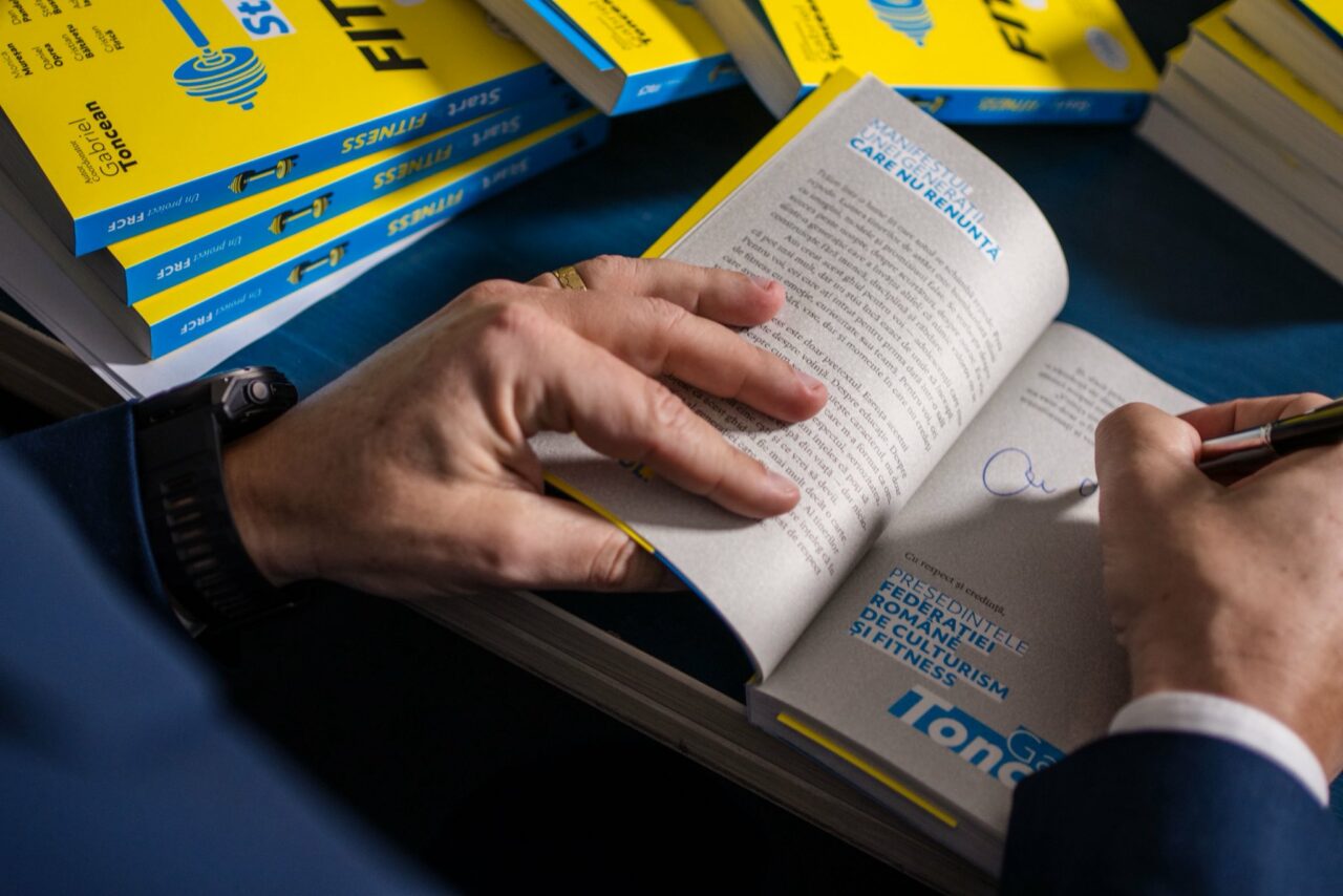 S-a lansat CARTEA „Start in Fitness” coordonată de un președinte de federație sportivă! „Pentru cei care aveți vise”