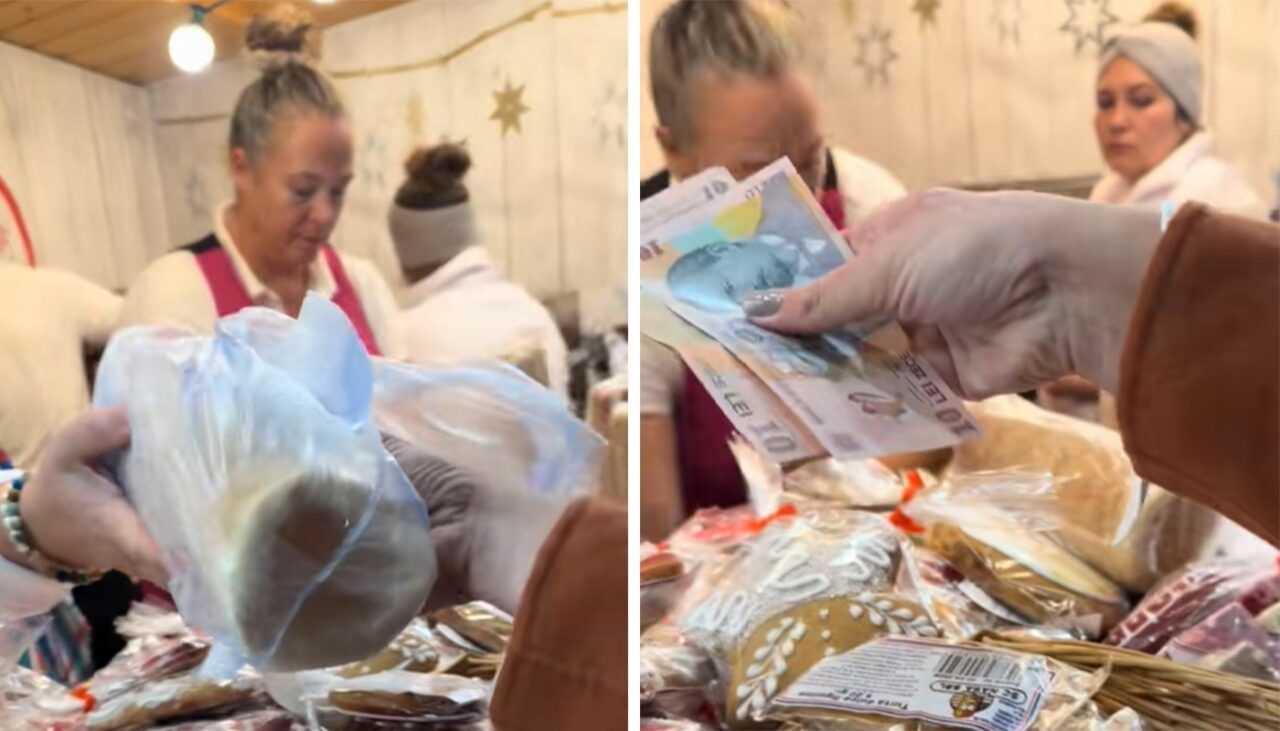 Cât a dat această româncă pe un kurtoș colac, la Târgul de Crăciun din Craiova. Oamenii sunt revoltați