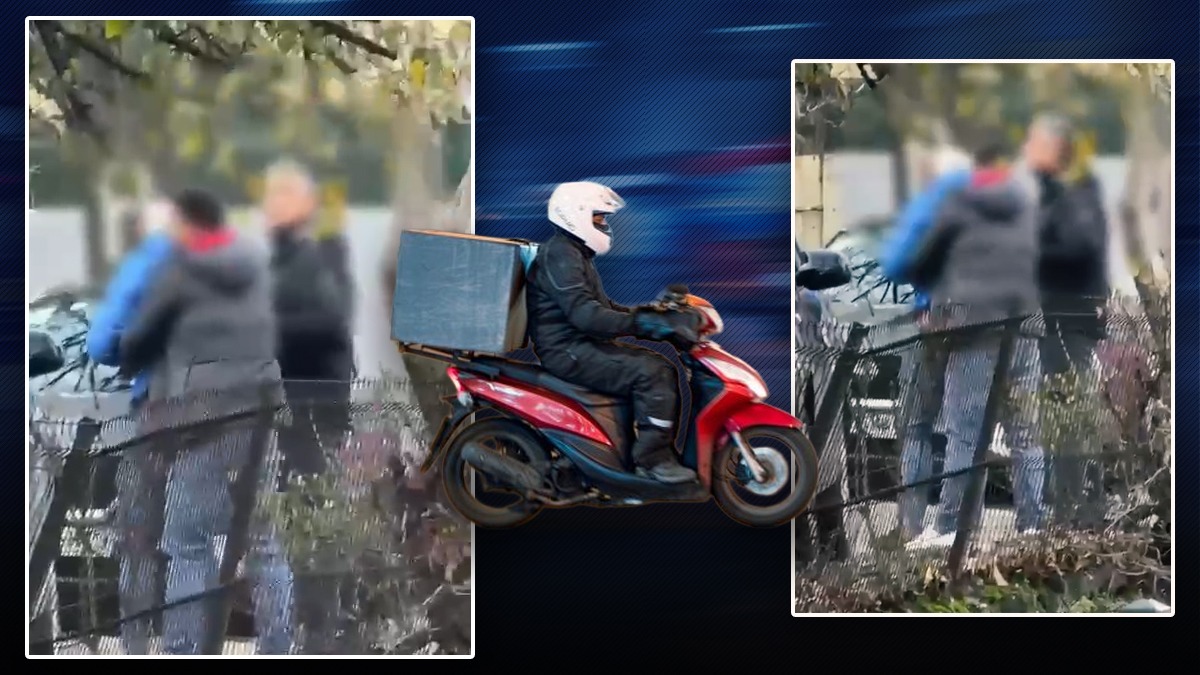 Un alt livrator a fost la un pas să fie jefuit în București. Un tânăr a fost prins în flagrant în timp ce voia să-i fure scuterul