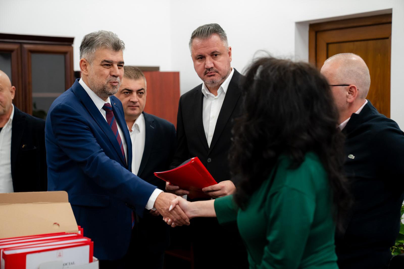 Marcel Ciolacu și-a depus candidatura la CJ Buzău