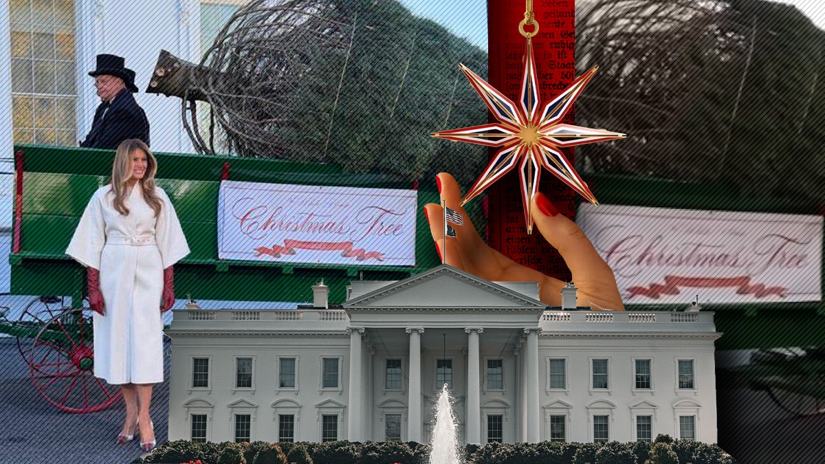 Casa Albă intră în febra pregătirilor de Crăciun. Melania Trump a primit bradul de sărbătoare