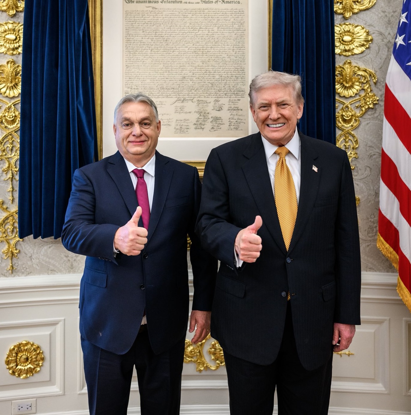 Viktor Orban, primit la Casa Albă de Donald Trump