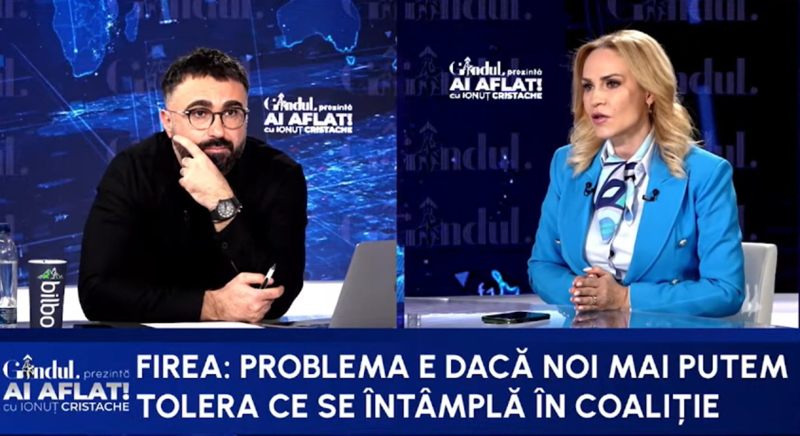 Gabriela Firea spune totul despre guvernarea alături de PNL și USR. „E un război al NERVILOR pe care PSD nu poate să-l piardă”