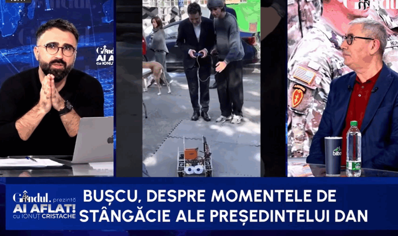 Nicușor Dan, campionul gafelor. Doru Bușcu: „El nu poate să fie un președinte care desenează viitorul”