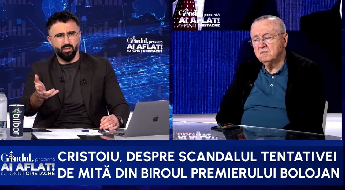 Cristoiu intervine în scandalul DNA-rețeaua rezerviștilor în care apare și numele premierului: Bolojan trebuia audiat la DNA/ e pasibil de abuz în serviciu/PNL are probleme cu banii/ Bolojan știa cu cine se întâlnește și ce face
