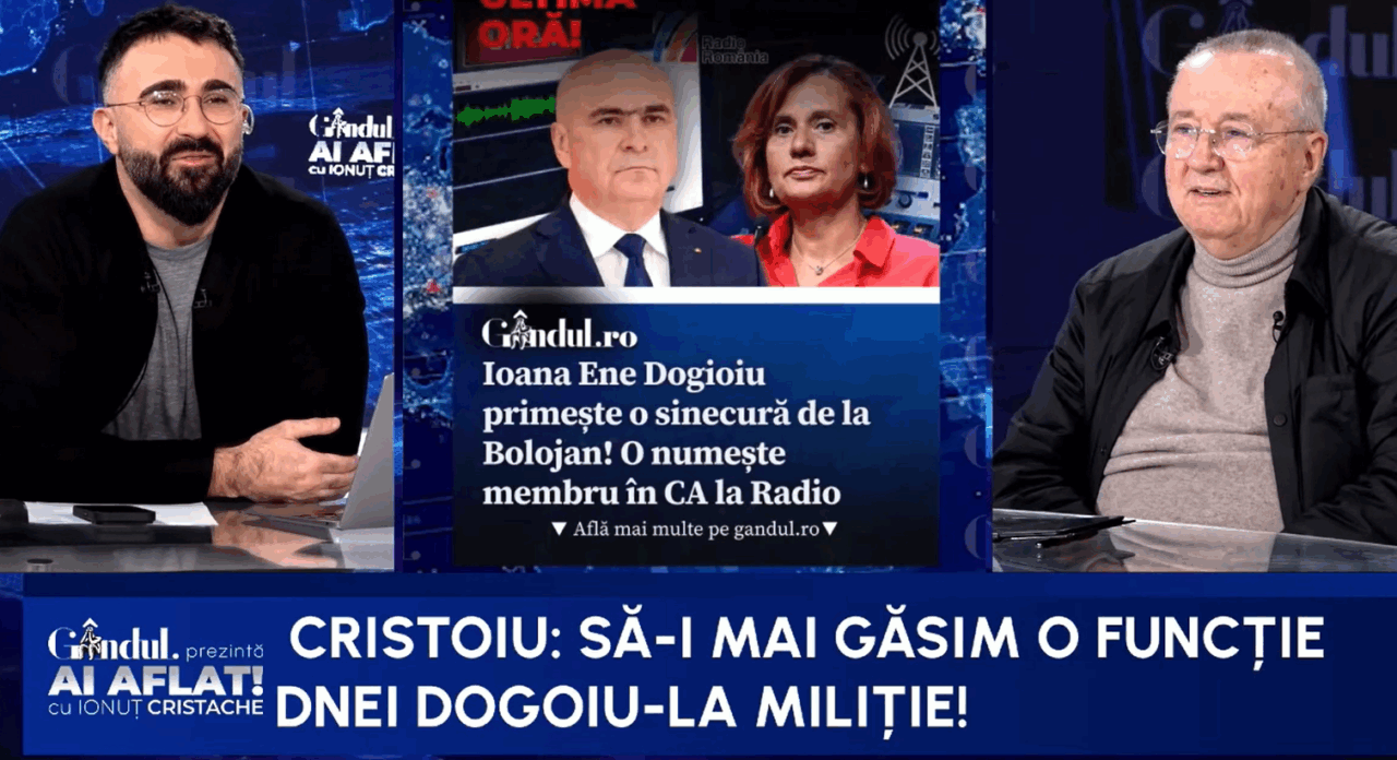 Cristoiu nu o iartă pe Ioana Ene Dogioiu pentru SINECURA de la Radio: Mă înnebunise “colonăleasa” cu intransigența/Când ești Robespierre nu te duci