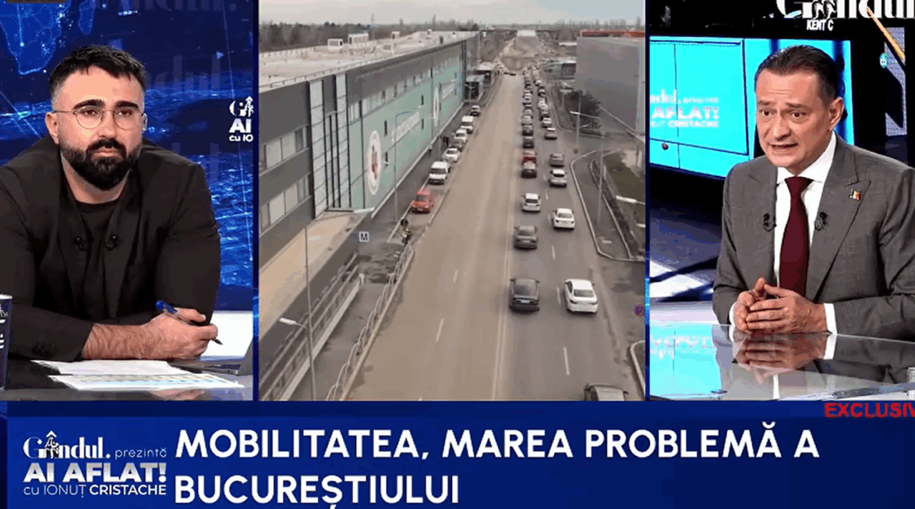 Soluția lui Daniel Băluță pentru traficul infernal din București. „Acest oraș trebuie extins”