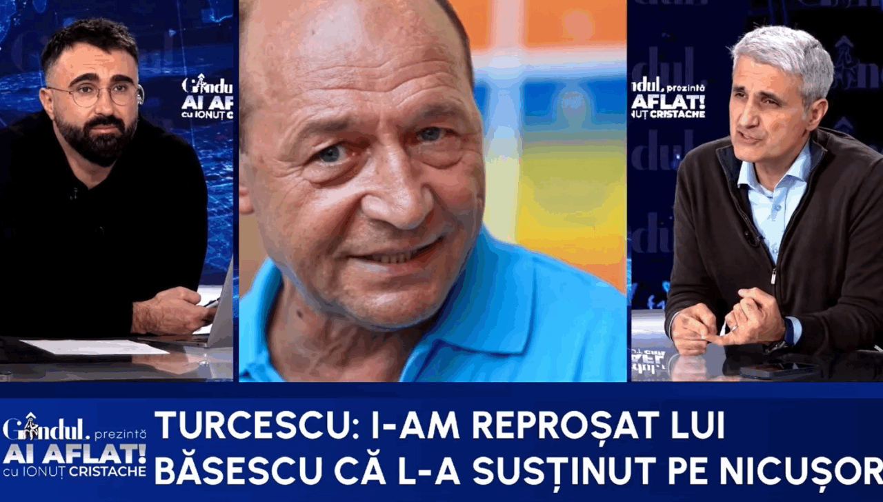 Robert Turcescu dezvăluie marele vis al lui Băsescu. „Are boală pe ei/O să iasă la o perdeluță și o să rânjească: Ha ha ha. Asta e pohta ce-am pohtit”