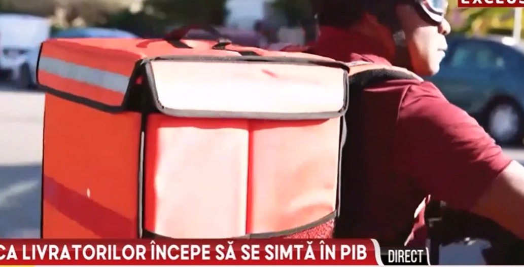 Munca livratorilor a început să se simtă la PIB. Venituri de sute de milioane de euro realizate în domeniu