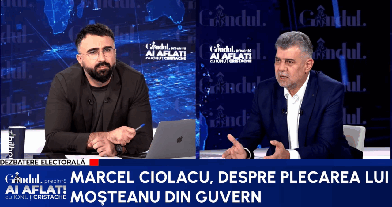Scandalul diplomei false a lui Ionuț Moșteanu. Marcel Ciolacu: A fost o telenovelă întreagă/Și-acum e pe internet că eu nu am bacalaureat
