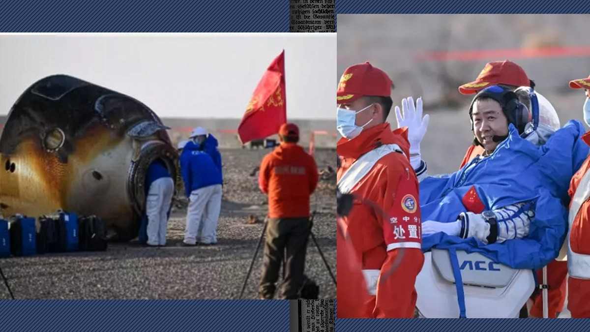 Taikonauții gratargi din „Palatul Ceresc” au fost recuperați din spațiu. Capsula lor a fost avariată de deșeuri orbitale