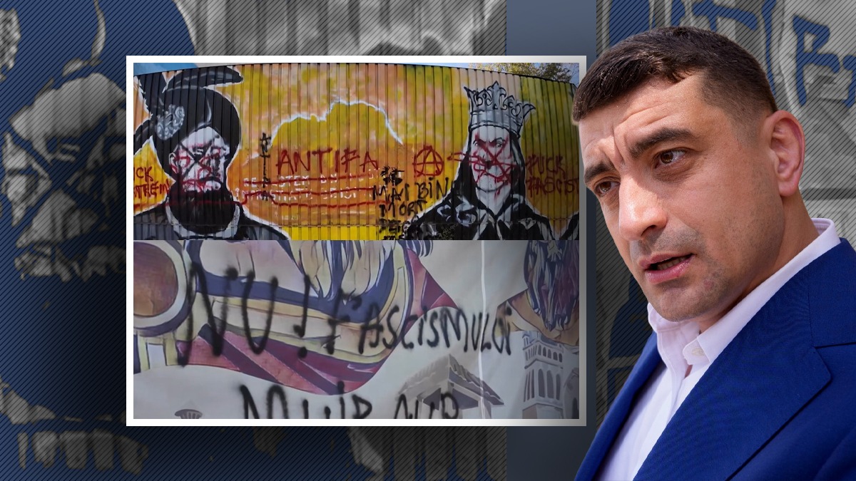 Poliția anunță că a deschis un dosar penal după ce Simion a făcut plângere pentru amenințări și vandalizarea sediului AUR