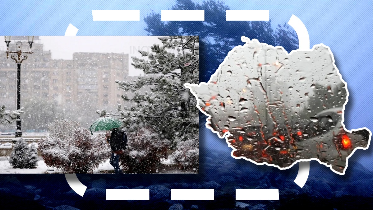 Ciclonul Adel a duce în România vreme urâtă și patru zile cu NINSORI. Stratul de zăpadă ar putea ajunge la 10-15 centimetri