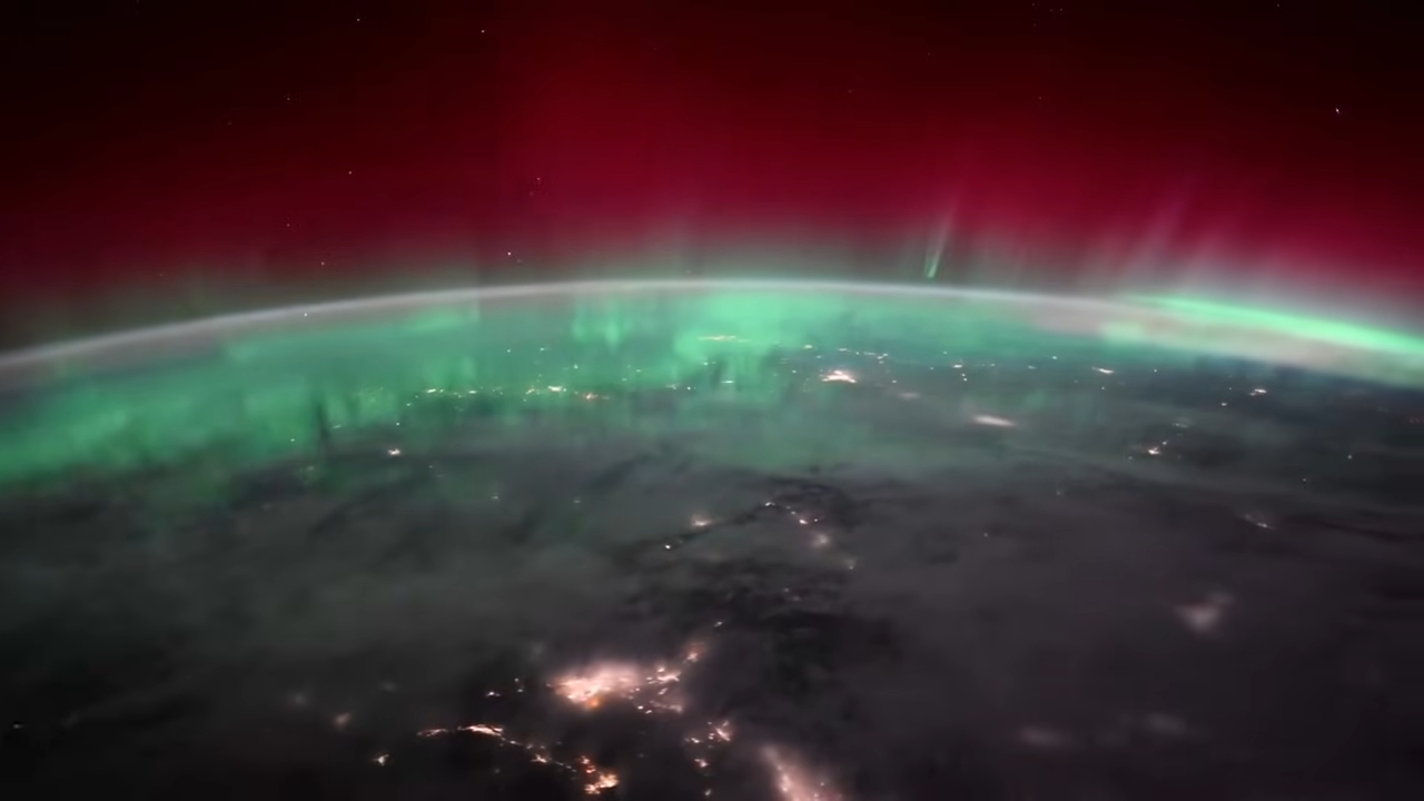 Imagini spectaculoase cu Aurora Boreală, filmate de NASA din spațiu
