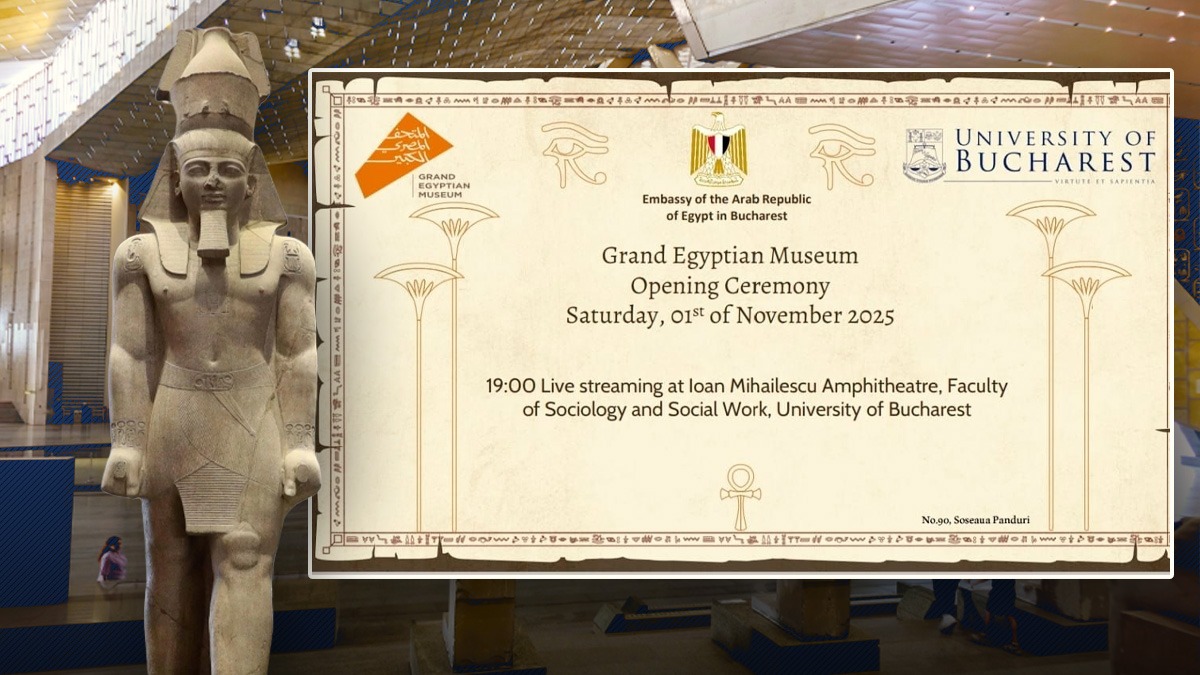 Inaugurarea spectaculoasă a Marelui Muzeu din Egipt are ECOU și la București. Unde și la ce oră se va putea urmări transmisiunea live