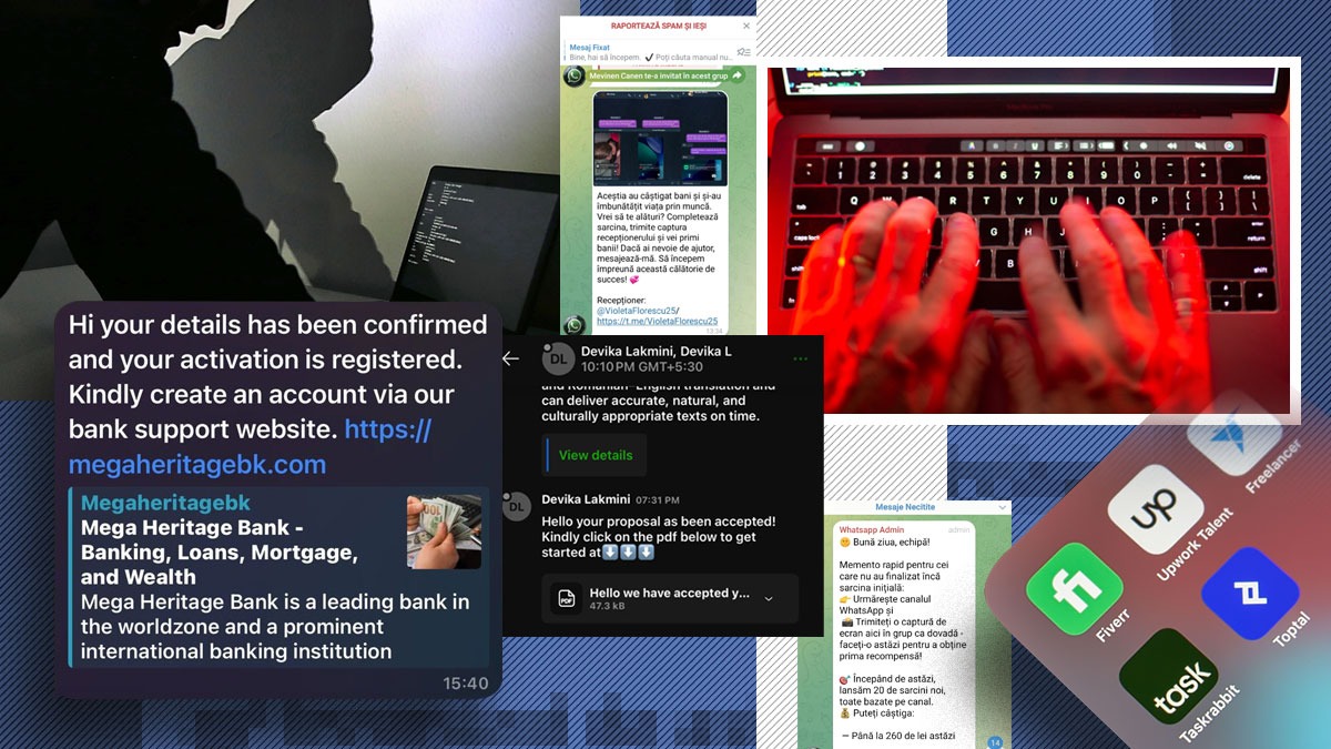 Cea mai nouă ȚEAPĂ pe internet. Escrocii au luat în vizor platformele de freelancing și, în loc să te plătească pentru serviciile prestate, ajung să-ți fure datele personale