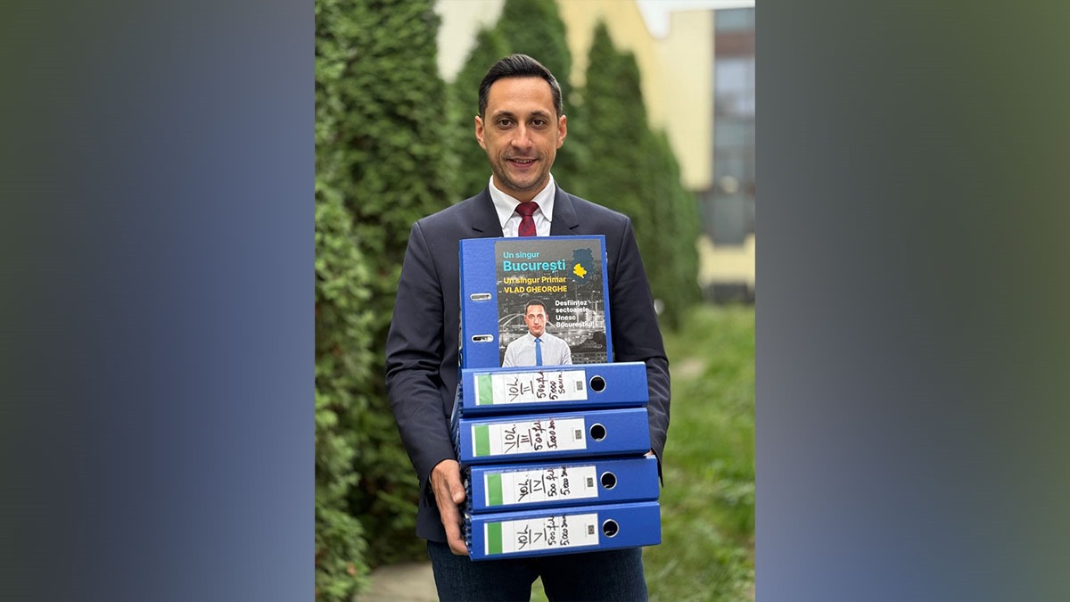 Candidatul independent Vlad Gheorghe spune că a reușit să strângă semnăturile necesare pentru a candida la Primăria București