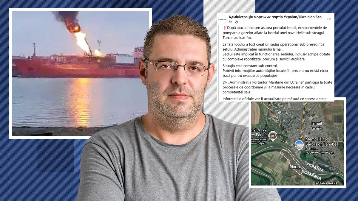 În timp ce România evacuează oamenii din cauza navei cu GPL, ucrainenii spun că nu există niciun pericol. Patrick André de Hillerin reacționează