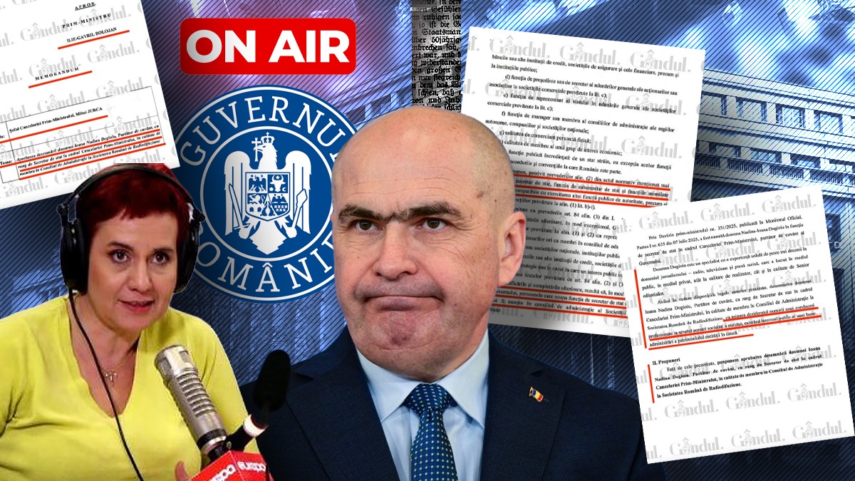 Gândul publică memorandumul secret prin care Ioana Dogioiu a obținut sinecura de la Radio. Cum motivează premierul Bolojan excepția de la lege pentru purtătorul său de cuvânt