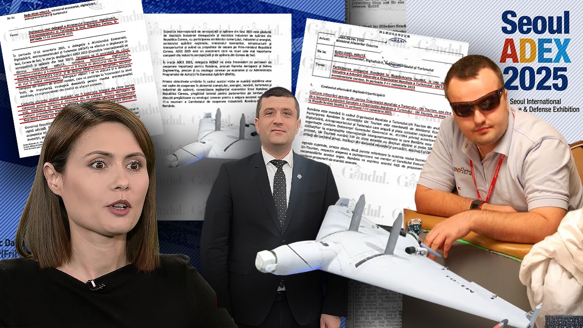 Înainte de Arabia Saudită, ministrul Economiei, Radu Miruță a fost și în Coreea de Sud, tot pe banii gazdelor. I-a luat cu el pe șefa de cabinet, Ioana Răduca, plasată în CA-ul Orange și pe prietenul din copilărie, jucător de poker, angajat secretar de stat în minister. Gândul publică memorandumurile celor două deplasări