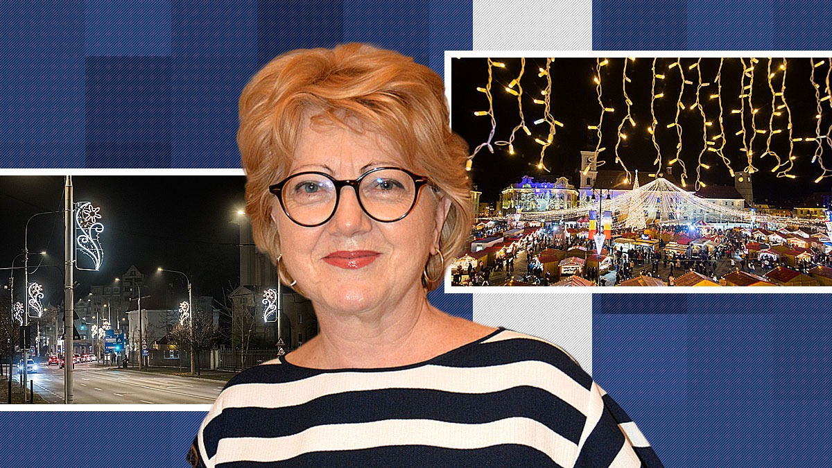 Firma care luminează Oradea și București de Crăciun a mai pus „mâna” pe încă un mare oraș: Primăria Sibiu alocă 1,4 milioane de lei pe luminițe